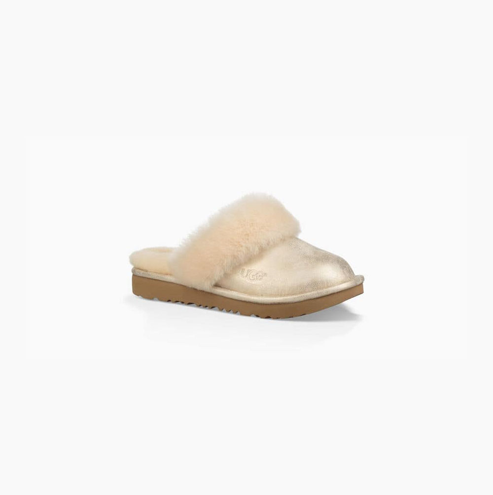 UGG Cozy II Metallic - Tøfler Småbarn - Gull (NO-H769)